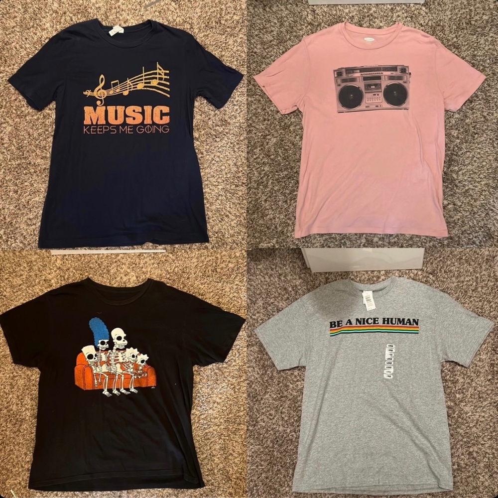 4 T-Shirt. All in good condition. Check my closet for specific information.
